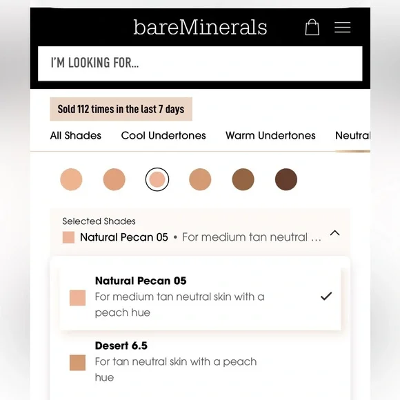 bareMinerals Natural 05 Pecan Complexion Rescue Matte Moisturizer - Picture 6 of 8